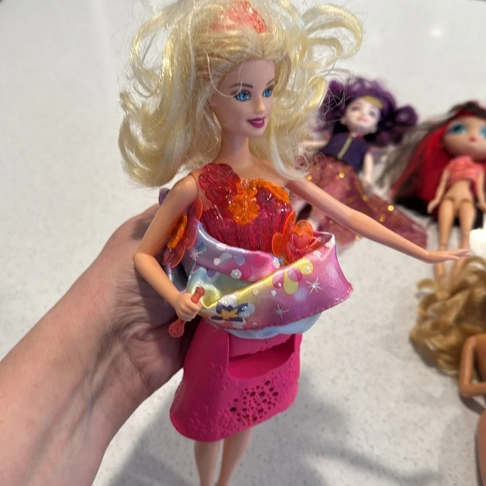 Barbie some dolls